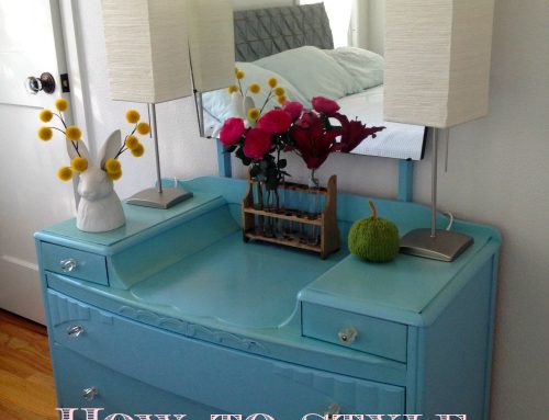 How to Embellish your Dresser with Flowers